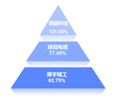 2024年10月宁波市A股上市公司涨幅排行榜